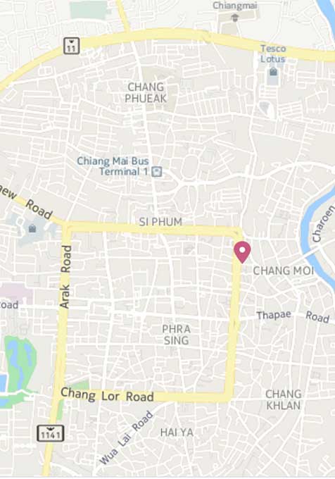 Click here ot view the best hostel in Chiang Mai on Google Maps